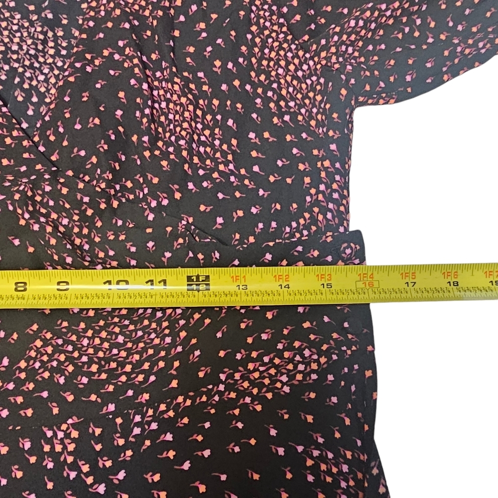 Kate Spade Meadow Wrap Floral Print Dress Size 10 - Picture 12 of 15